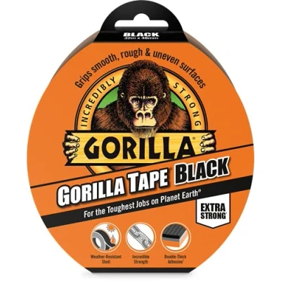 Afbeelding van Gorilla Tape Zwart 32m