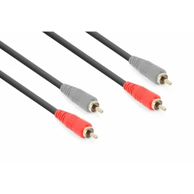 Afbeelding van Vonyx RCA kabel voor mixer, versterker, cd, etc. 6 meter