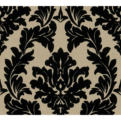 Afbeelding van AS Creation AP Finest 33580 4 335804 Goud (Velours) / Zwart