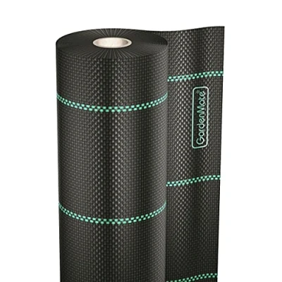 Afbeelding van GardenMate 1mx50m anti onkruiddoek, worteldoek, polypropyleenvezel 100g/m² UV gestabiliseerd