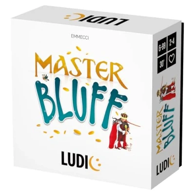 Afbeelding van Ludic MasterBluff gezelschapsspel voor het hele gezin, meerkleurig