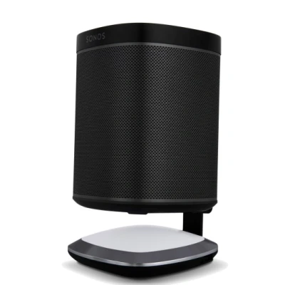 Afbeelding van Flexson geschikt voor Sonos Play:1 tafelstandaard met verlichting Zwart