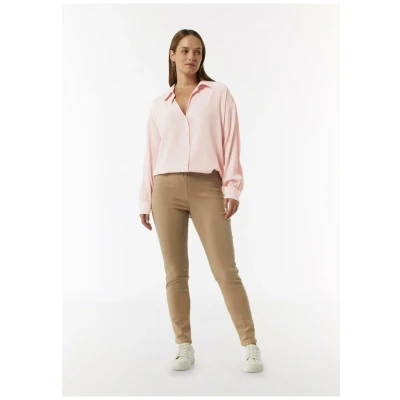 Afbeelding van comma casual identity Overhemdblouse, Dames, Maat: 32, Pfirsich