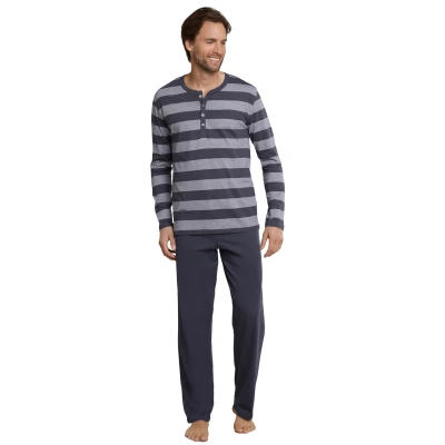 Afbeelding van Schiesser pyjama ondergoed aanbieding grijs