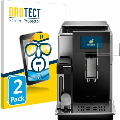 Afbeelding van BROTECT Screenprotector voor DeLonghi Maestosa Folie Beschermfolie transparant (2 Stuks)