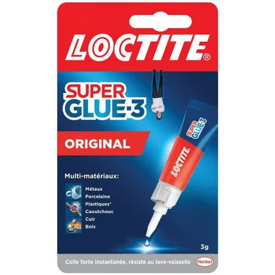 Afbeelding van Cyanoacrylaatlijm Super Glue 3 vloeibaar g Loctite
