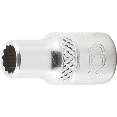 Afbeelding van BGS, Dopsleutel + dopmoer, Sets dopsleutels Twaalfkantig Aandrijving Vierkantaandrijving 6,3 mm (1/4&quot;) SW 7/32&quot; (7/32&quot;)