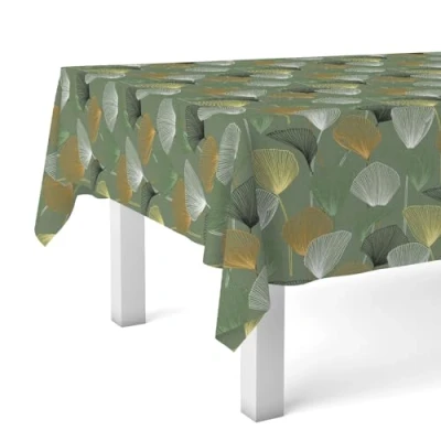 Afbeelding van Martina Home Tafelkleed, wasdoek, Duero, groen, 220 x 140 cm