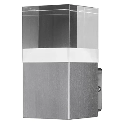 Afbeelding van Ledvance armatuur 4w 400lm 3000k cri80 89 ip44 wit opbouw beh rvs look staal hxbxl 160x80x105mm 4058075474178
