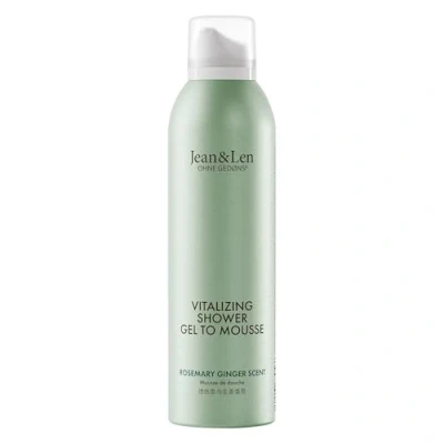Afbeelding van Jean &amp; Len Shower Soufflé Rosemary Ginger, met amandel , jojoba en babussa olie, voor een geurende reinigingservaring, normale tot droge huid, doucheschuim, zonder parabenen siliconen, 200