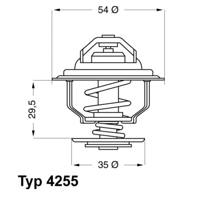 Afbeelding van Wahler Thermostaat 4255.87D