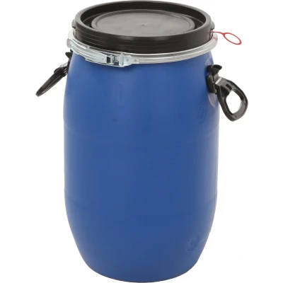 Afbeelding van Stapelbare afvalton met deksel 30 liter