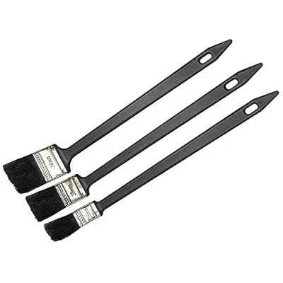 Afbeelding van Faithfull FAIPBRAD3 Lange Reach Hoekige Radiator Verf Borstel Set van Drie: 25, 38, 50mm (1, 1,5, 2&quot;) 300mm Handvat