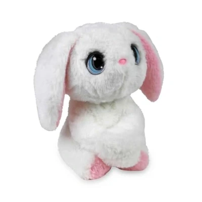 Afbeelding van My Fuzzy Friends Poppy Bunny, interactief wit konijn met veel reacties, geluid en beweging, ideaal voor emotionele ontwikkeling, vanaf 4 jaar, beroemd.
