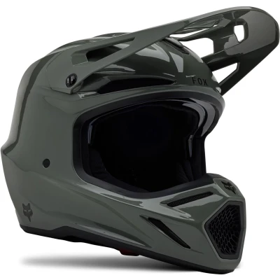 Afbeelding van FOX V3 RS Carbon Solid MIPS Motorcross helm, grijs, afmeting 2XL voor man