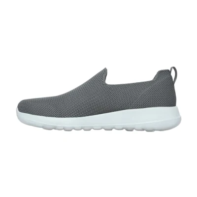 Afbeelding van Skechers Men&#039;s Go Max Athletic Air Mesh Slip on Walking Shoe Sneaker, Charcoal/Charcoal/Charcoal, 13 Wide