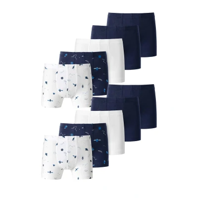 Afbeelding van SCHIESSER Onderbroek navy / lichtblauw wit