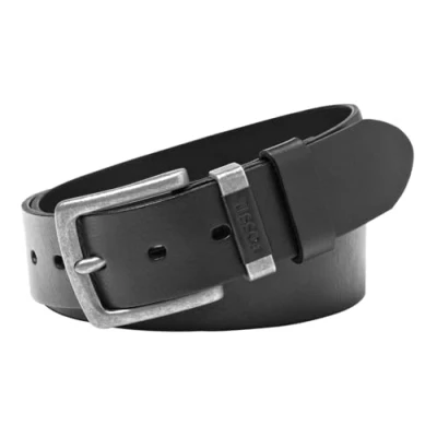 Afbeelding van FOSSIL Leren Riem Jay Belt W95 Black Zwart