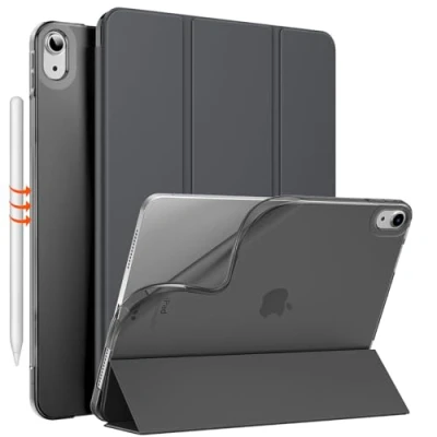 Afbeelding van MoKo for iPad Air 6th Generation 11 inch Case (M2) 2024, 5th/4th Gen 10.9&quot; 2022/2020, Translucent Frosted Soft TPU Back Cover 6/5/4 Gen, Slim Case, Space Gray