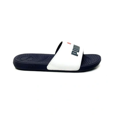 Afbeelding van Puma COOL CAT 2.0 Unisex Badslippers voor kinderen, Maat: 33, White/navy/for all time red Kunststof