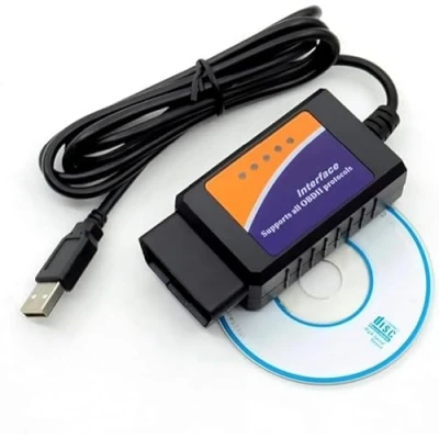 Afbeelding van Alchiauto elm 327 usb obd2 V1.5 Diagnose Cabel Interface Scanner