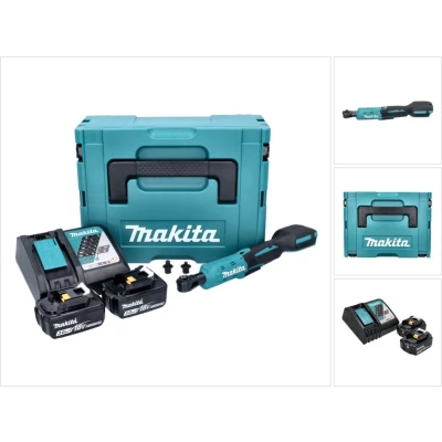 Afbeelding van Makita DWR 180 RFJ accuschroevendraaier 18 V 47,5 Nm 1/4&quot; 3/8&quot; + 2x accu 3.0 Ah lader Makpac