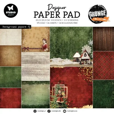 Afbeelding van Designer Paper Pad elements Grunge Collection nr.327