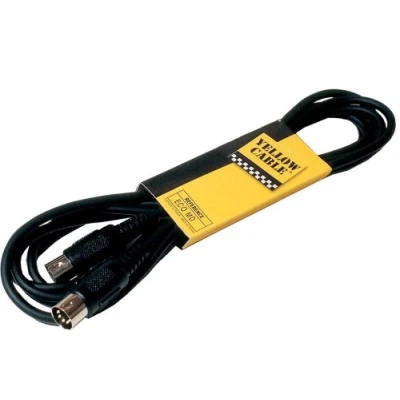 Afbeelding van Yellow Cable MD6 MIDI kabel, 5 pins DIN male, 6m