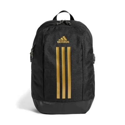 Afbeelding van Adidas rugzak Power VII 3 strepen zwart/goud 46 cm