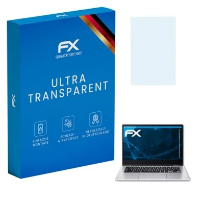 Afbeelding van atFoliX Schermbeschermer compatibel met Acer Chromebook Spin 314 Convertible CP314 1H Beschermfolie, ultra helder FX Schermfolie (2X)