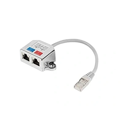 Afbeelding van Lanberg AD 0026 S network splitter Zilver