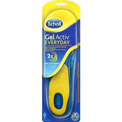 Afbeelding van Scholl Inlegzolen Gel Activ Everyday voor Mannen (1 paar ) 40 46.5