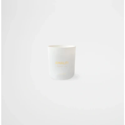 Afbeelding van Sunnylife Candles &amp; Fragrance Geurkaars Small Amalfi Grapefruit Musk Kokosnoot Wax Wit