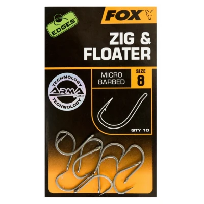 Afbeelding van Fox Edges Arma Point Zig &amp; Floater Micro Barbed (10 pcs) Maat : size 8