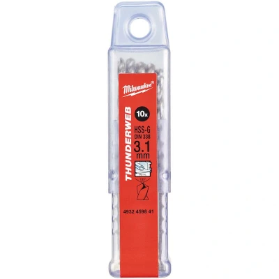Afbeelding van Metaalboor Hss G Thunderweb 3,1 X 65 Mm (10 Stuks)
