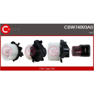 Afbeelding van SANDO SBW74003.0 Interieurventilator voor voertuigen met stuur links FIAT: Bravo II Hatchback (198) 1.4 T Jet, 16V, 1.6 D Multijet