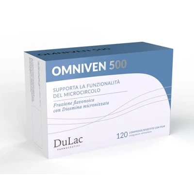 Afbeelding van DuLàc, Omniven 500, Voedingssupplement met Diosmine, Esperidine, 80 Tabletten