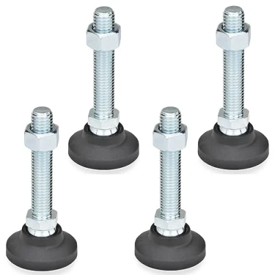 Afbeelding van Ganter Normelemente Gewrichtsvoeten / stelvoeten met verstelspindel GN 343.4 40 M12 63 A Voet: kunststof (polyamide) 4 stuks