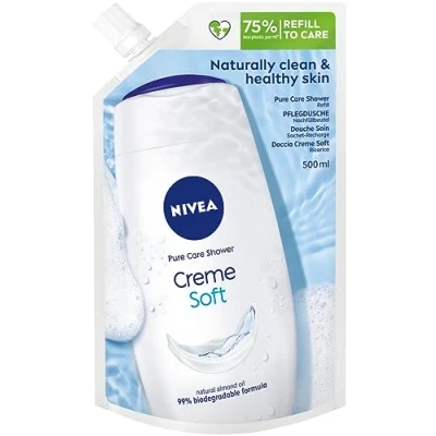 Afbeelding van Nivea Douche Creme Soft Refill 500ML