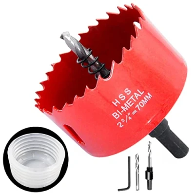 Afbeelding van 70mm gatzaag en Accessoires Stofbak 2PCS set, LAIWEI stofafscheider voor alle gatzagen tot 125mm snijdiameter