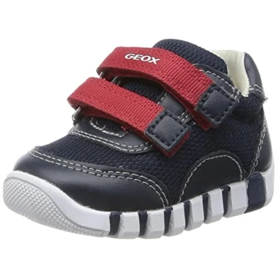 Afbeelding van Geox Iupidoo Unisex Babyschoenen voor kinderen, Maat: 23, Navy Imitatieleer/ textiel