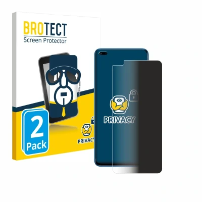 Afbeelding van BROTECT privacy screenprotector voor Honor 50 Lite Folie Beschermfolie Blauwlichtfilter (2 Stuks)