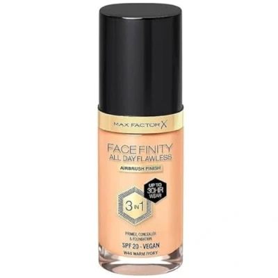 Afbeelding van 2x Max Factor Facefinity All Day Flawless Foundation W44 Warm Ivory 34 ml