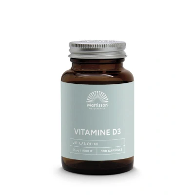 Afbeelding van Mattisson Absolute Vitamine D3 25 mcg / 1.000 IU 300 tabletten