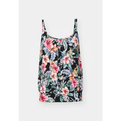 Afbeelding van LASCANA Tankini groen / bloedrood zwart wit