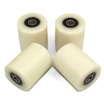Afbeelding van 4 rollen nylon polyamide, cm diameter, 50 breed, 0,8 lagers, nauwkeurig vervaardigd in de EU (40 8)