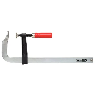 Afbeelding van KS Tools, Bankschroeven + klemmen, Schroefklem van smeedbaar gietijzer (400 mm)