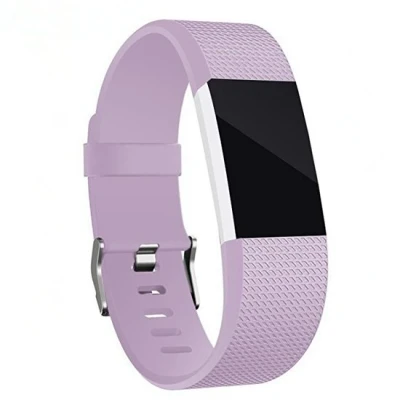 Afbeelding van Fitbit Charge 2 sportbandje Maat: Large Lila Siliconen