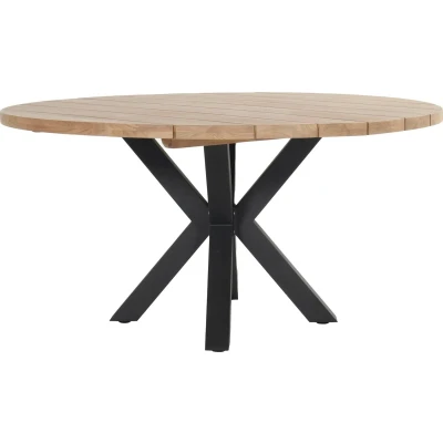 Afbeelding van Stephanie Table R.150 cm Tafel Zwart Hartman
