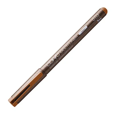 Afbeelding van COPIC Multiliner Sepia, 0,03 mm, fineliner met een fijne punt en waterbestendige pigmentinkt